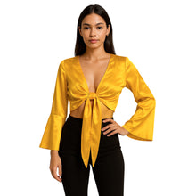 Silver Satin Ruffle Dance Top, metallic performance choli.