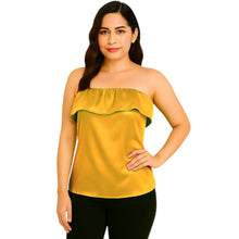 Satin Sleeveless Fancy Top | Party & Evening Wear S-3XL | 41 Colors S88