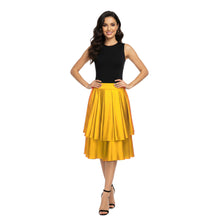 Satin Belly Dance Midi Skirt | Casual wear Skirt S-3XL | 41 Colors S35