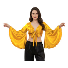 Satin Belly Dance Top | Self-Tie Choli Haut S-3XL | 41 Colors S29