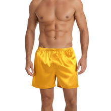 Men's Satin Nightwear Shorts | Sleep & Lounge Pant S-3XL | 41 Colors