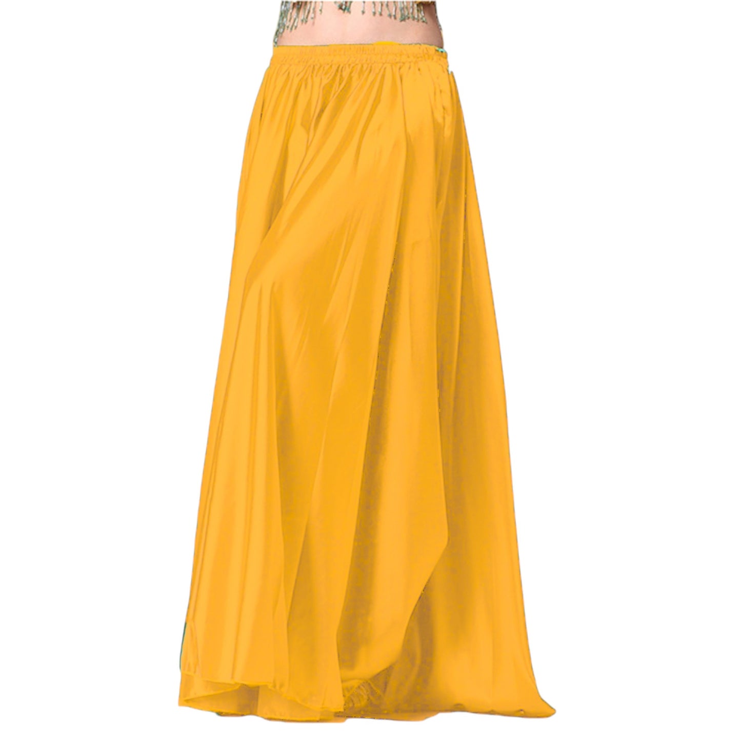 Satin Belly Dance Full Circle Skirt S69 - Regular Size 2