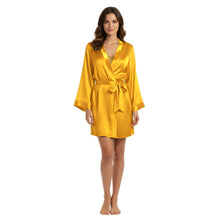 Satin Night Wear Bathrobe | Luxurious Kimono Robe S-3XL | 41 Colors S104