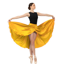 Satin Asymmetrical Wrap Skirt | Ballet Dance High-Low S-3XL | 41 Colors S73