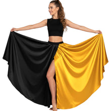 Reversible Full Circle Dance Skirt | Front Cut Flow S-3XL | 41 Colors S59