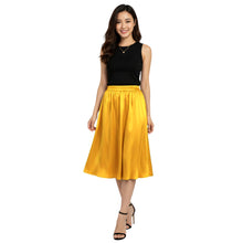 Satin Belly Dance Midi Skirt | Casual wear Skirt S-3XL | 41 Colors S35