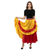 Satin Half Circle Belly Dance Skirt | Elegant Flow S-3XL | 41 Colors S71