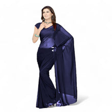 Chiffon Bollywood Plain Saree C26  2