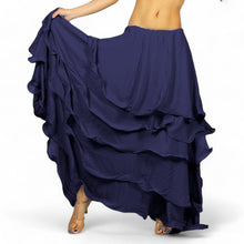 Chiffon 5 layer Belly Dance Skirt C25  - Regular Size 2