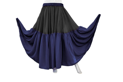 Belly Dance 2 Tiered Chiffon skirt C31 - Regular Size 2