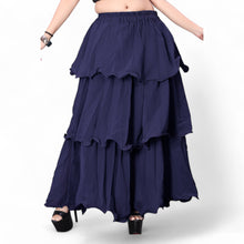 Chiffon 3 Layer Belly Dance Skirt C3- Regular Size 2