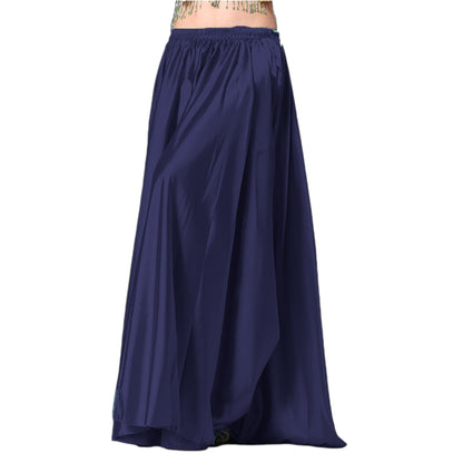 Satin Belly Dance Full Circle Skirt S69 - Regular Size 2