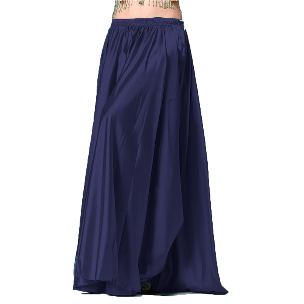 Satin Belly Dance Full Circle Skirt S69 - Regular Size 2