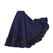 Belly Dance Satin Full Circle Skirt With Frill S33-Regular Size 2