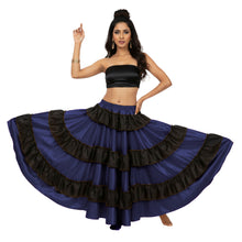 Satin Full Circle Dance Skirt Frill | 360° Flow S-3XL S46