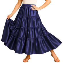 Ultimate Satin 32 Yard 4 Tier Skirt | Pro Belly Dance S-3XL S30