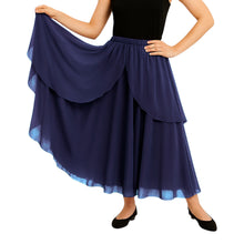Chiffon 2 Layer Belly Dance Skirt | Flowy Fancy Costume S-5XL C75
