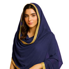 Sheer Chiffon Belly Dance Veil | Flowing Dance Dupatta Prop & Costume Accent C21