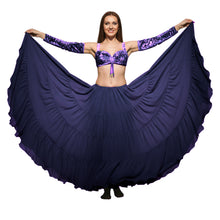 25 Yard 4-Tier Chiffon Belly Dance Skirt | Extreme Volume Sheer Dancewear C7