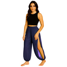 Sheer Chiffon Harem Yoga Pant | Flowing Belly Dance & Layering Trouser Side Cut harem Pant C19