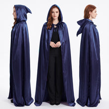 Satin Halloween Hooded Robe Cape – Costume, Cosplay & Party Wear S151