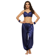 Satin Belly Dance Harem Pants | Flowy Trousers S-3XL | 41 Colors S10