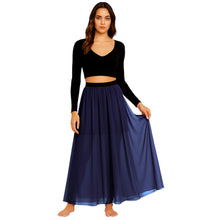 Chiffon Half Circle Belly Dance Skirt | S-5XL, 30 Colors | Flowy Maxi C32