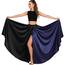 Reversible Full Circle Dance Skirt | Front Cut Flow S-3XL | 41 Colors S59