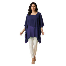 Chiffon Kaftan Top | Flowy Tunic Blouse S-5XL | 30 Colors C76