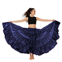 Ultimate Satin 25 Yard 4 Tier Skirt | Belly Dance Skirt S-5XL S20