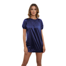 Satin Round Neck T-Shirt | Silky Short Sleeve Top S-3XL | 41 Colors S106