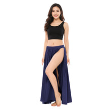 Satin Belly Dance Side Cut Skirt | Side Cut Flow Costume S-3XL | 30 Colors S36