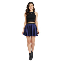 Satin Mini Skirt | High-Shine Party Wear S-3XL | 41 Colors S11