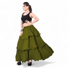 Chiffon 3 Layer Belly Dance Skirt C3- Regular Size 2