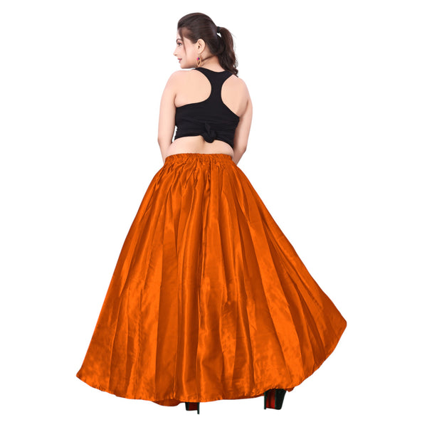 Satin Belly Dance Half Circle Skirt S9-Regular Size 2