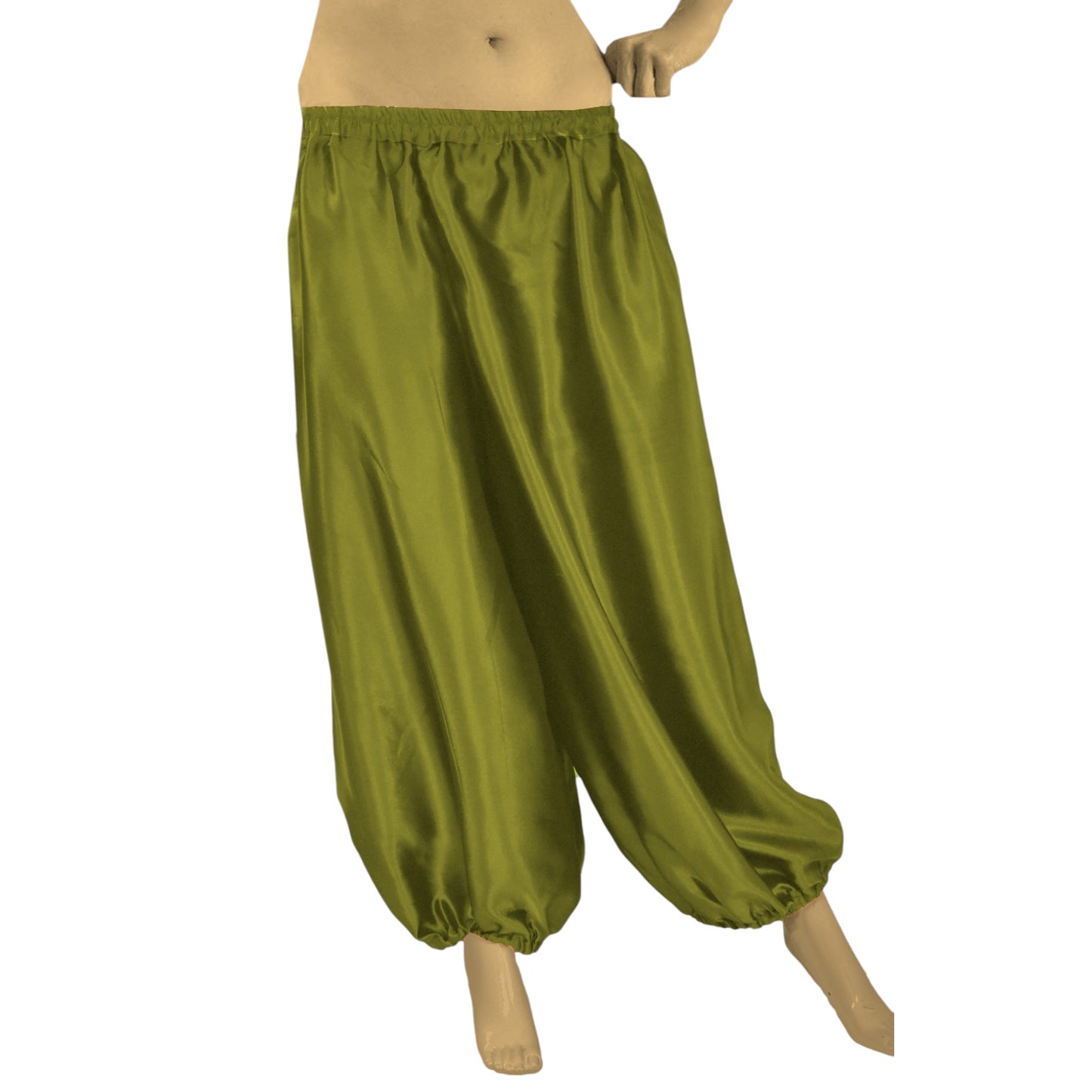 Satin Belly Dancing Harem Pant S66 - Regular Size 2