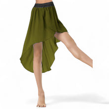 Chiffon High Low Wrap Asymmetrical Ballet Dance Skirt C41- Regular Size 2