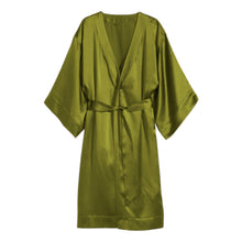 Satin Night Wear  Bathrobe S79 - Regular Size 2