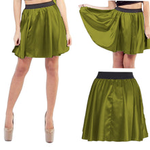 Satin Belly Dance  Short skirt S70 - Regular Size 2