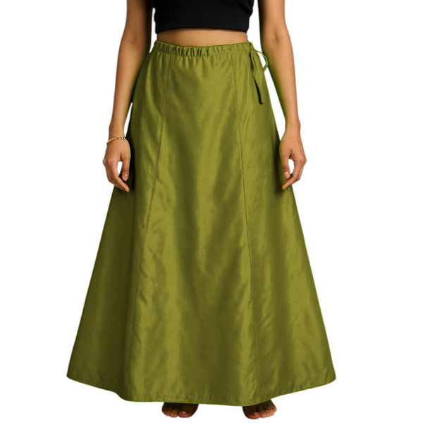 Satin Silk Saree Underskirt | Petticoat for Women S-3XL | 41 Colors S56