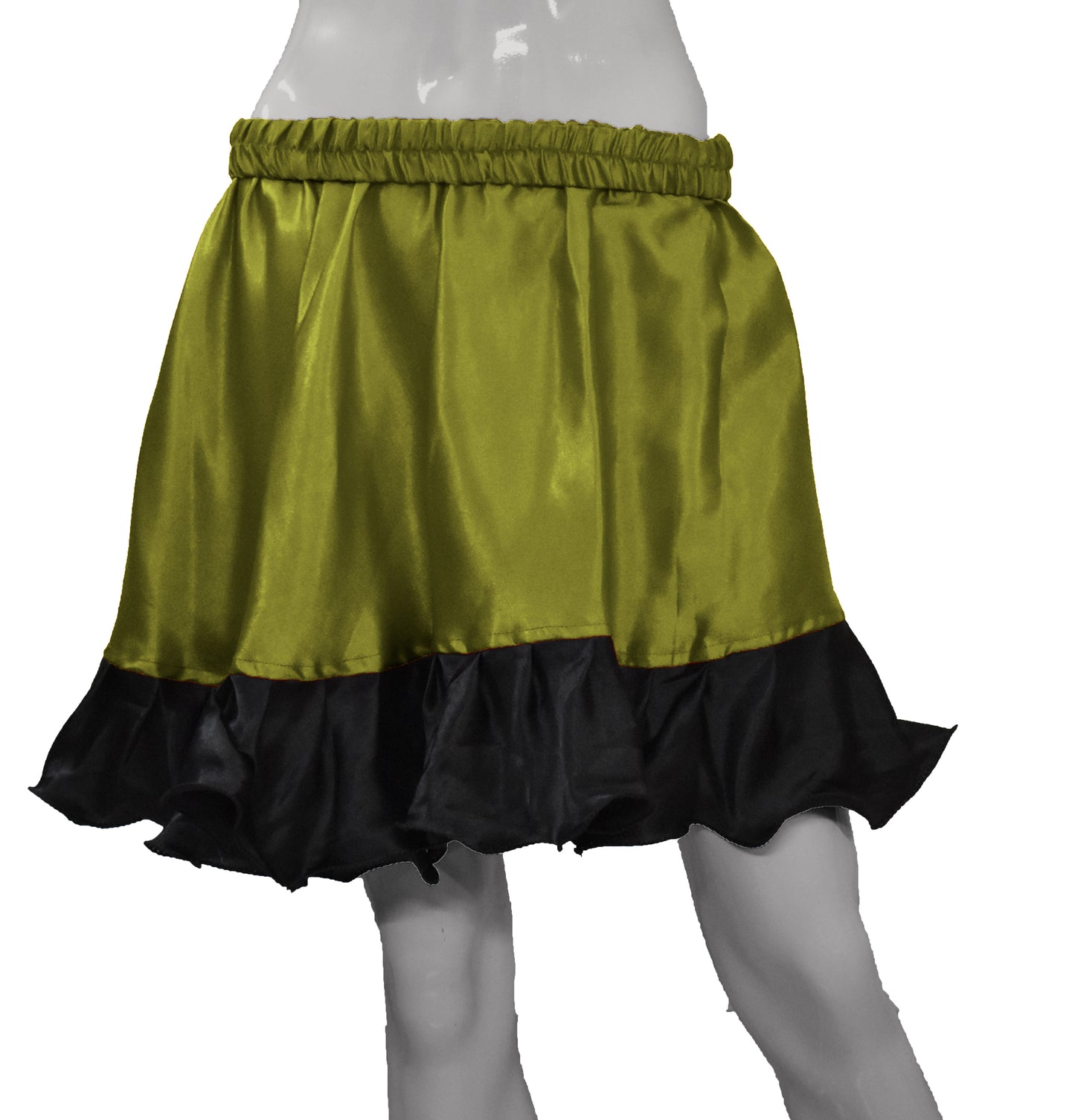 Satin Short skirt with Frill S63 - Regular Size 2