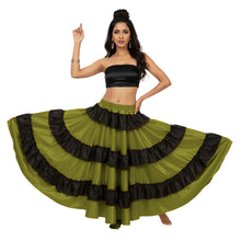 Satin Full Circle Dance Skirt Frill | 360° Flow S-3XL S46