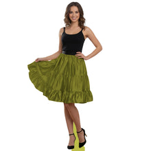 Satin 3-Layer Short Skirt | Tiered Ruffle Party Mini S-3XL S62