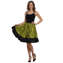Satin 3-Layer Short Skirt | Tiered Ruffle Party Mini S-3XL S68