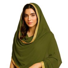 Sheer Chiffon Belly Dance Veil | Flowing Dance Dupatta Prop & Costume Accent C21