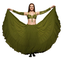 25 Yard 4-Tier Chiffon Belly Dance Skirt | Extreme Volume Sheer Dancewear C7