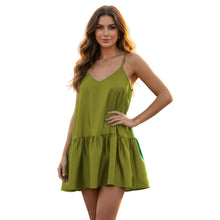 Teal Satin Elegant Flow Gown (S-3XL), stylish party dress.