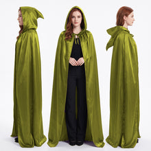 Satin Halloween Hooded Robe Cape – Costume, Cosplay & Party Wear S151