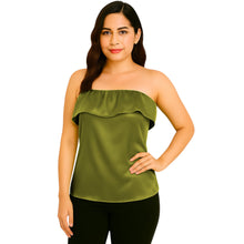 Satin Sleeveless Fancy Top | Party & Evening Wear S-3XL | 41 Colors S88