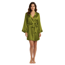 Satin Night Wear Bathrobe | Luxurious Kimono Robe S-3XL | 41 Colors S104